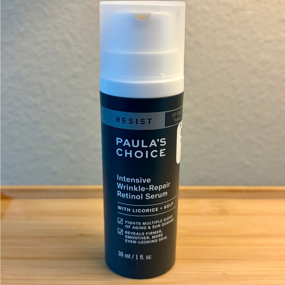 Paula's Choice Navy and White Retinol Wrinkle-Repair Serum